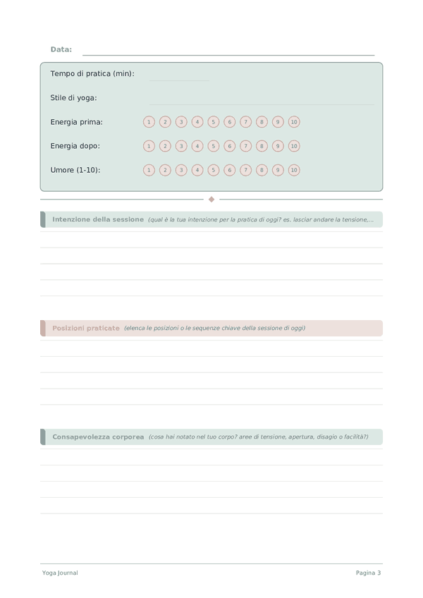 Yoga Journal — anteprima pagina