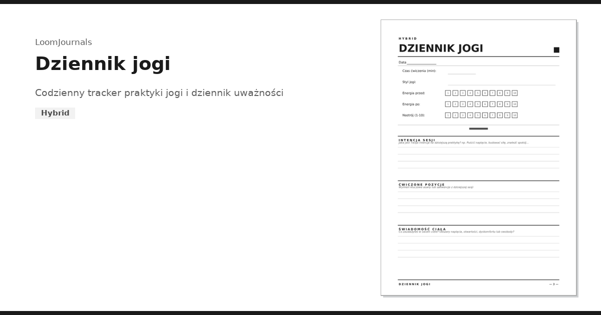 Journal O Blog Dziennik jogi – Codzienny tracker praktyki i dziennik uważności do ...